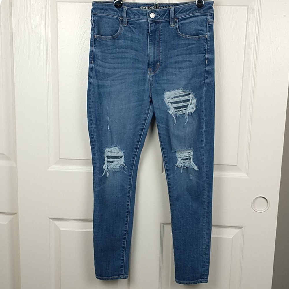 American Eagle super hi-rise jegging jeans 12s